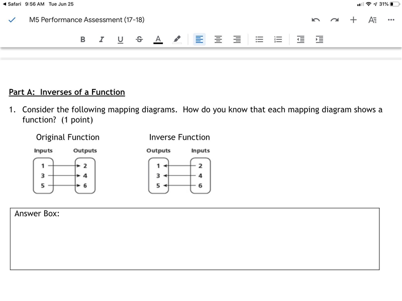 1. If the domain of a function f(x) is the set {10, 20, 30}. What does the information-example-1