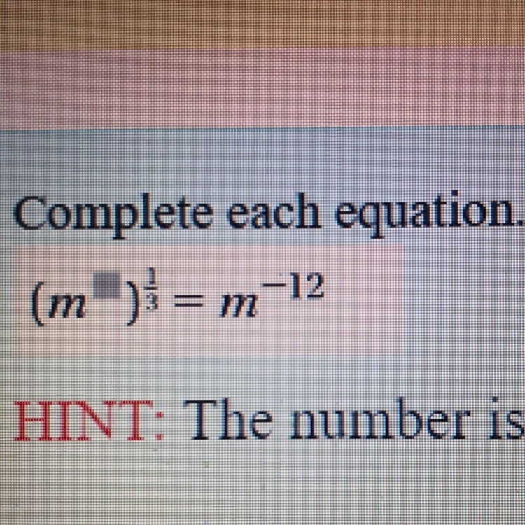 Please help me! Hint: the number is negative-example-1