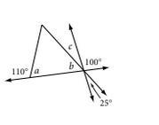 PLEASE HELP ASAP! SUPER URGENT!! Find each lettered angle measure without using a-example-1