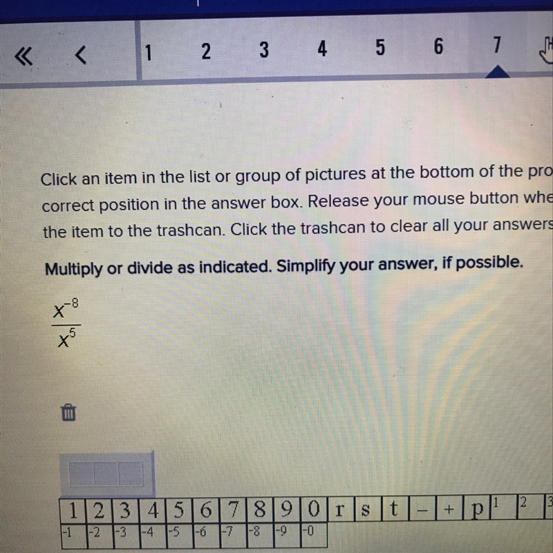 Multiply or divide as indicated simplify your answer if possible-example-1