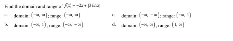 Find the domain and range of f(x)=-2x+|3sinx|-example-1