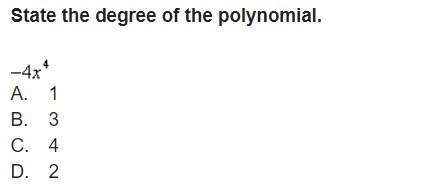 State the degree of the polynomial.-example-1