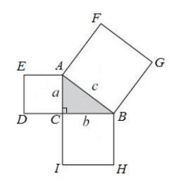 Given that the length a < b, what is the order of the angles ∠ABC, ∠ACB, and ∠CAB-example-1