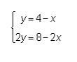 What is the point of intersection when the system of equations below is graphed on-example-1