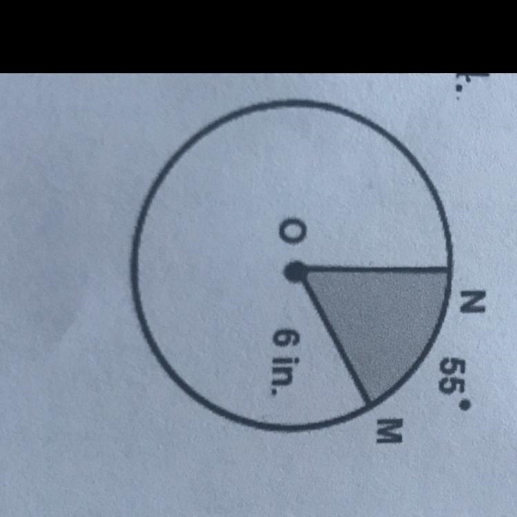 Find the area of the shaded.-example-1