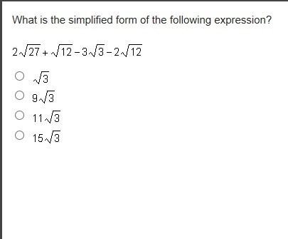 What is the simplified form of the following expression?-example-1