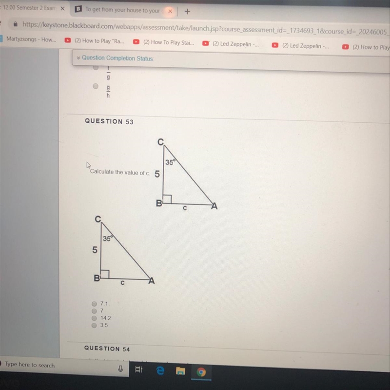 Calculate the value of c-example-1