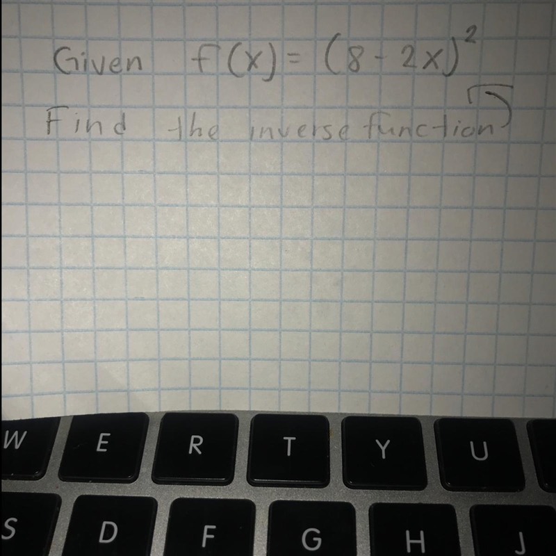 Find the inverse function of that problem! Please!!-example-1