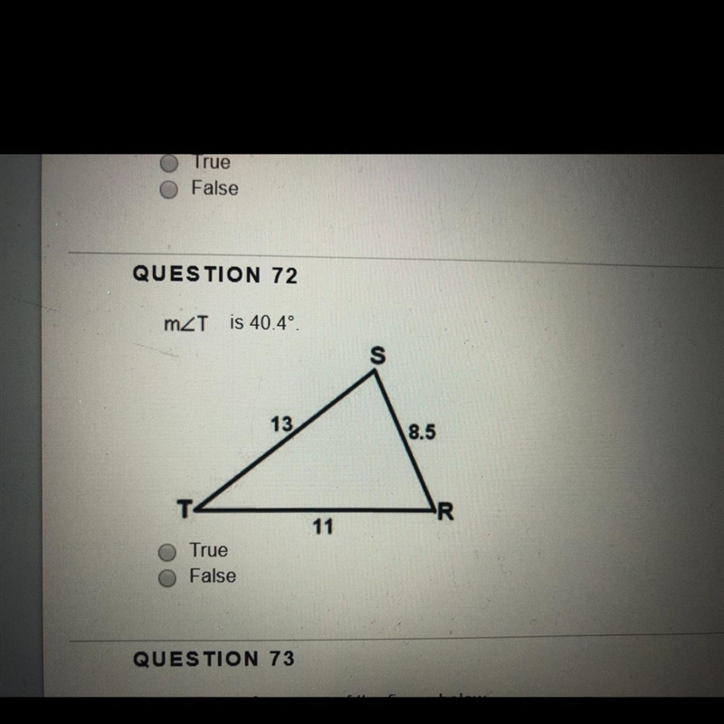 Question 72 true or false-example-1