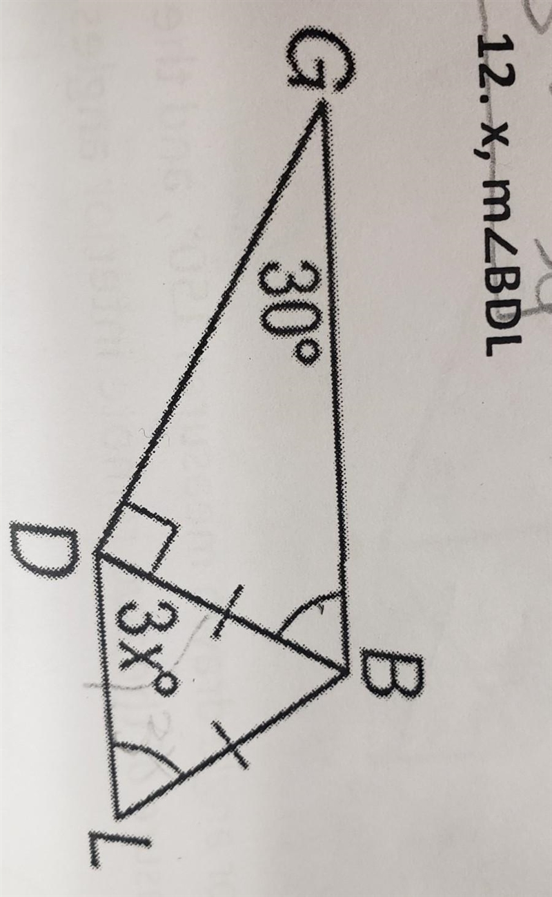 Find X and BDL. please Help :(​-example-1