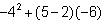 What is the value of ? –34 –2 10 34-example-1