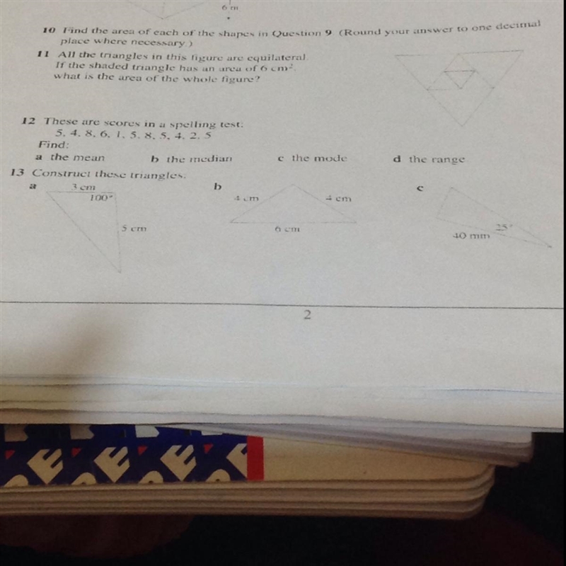 Can u guys please identify the types of these triangles ( question 13)-example-1