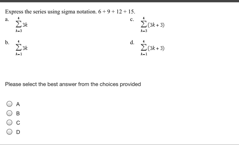 ( PICTURE) SIGMA NOTATION AND THE NTH TERM HELP ASAPP !!!!-example-1