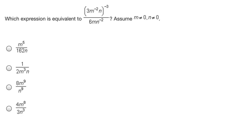 Which expression is equivalent to-example-1