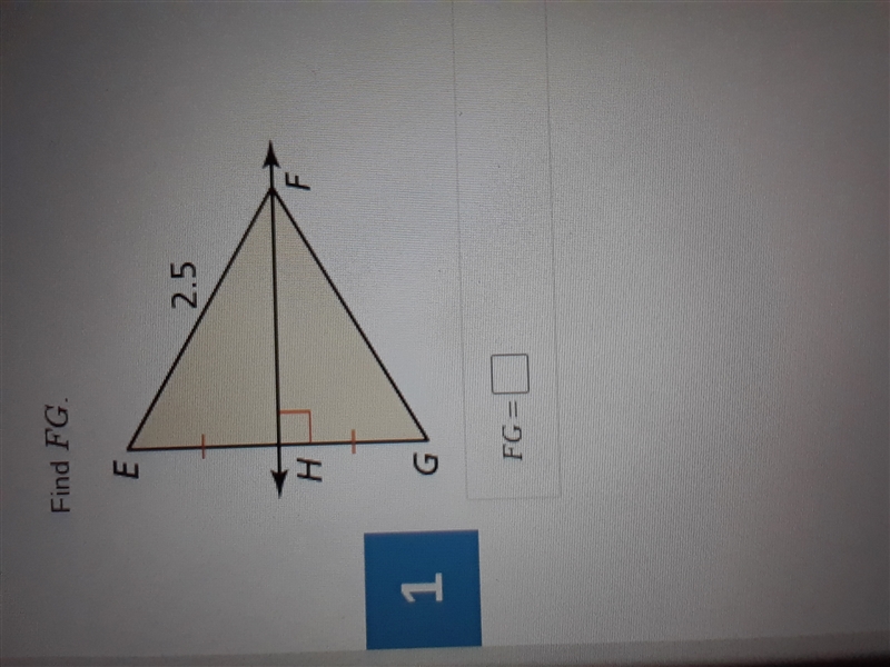 If EF=2.5 what is the value of FG-example-1