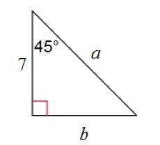 Find the missing side lengths. Leave the answers as radicals in the simplest form-example-1