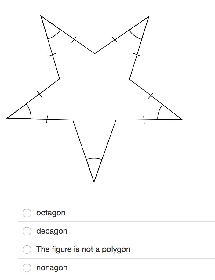 If the figure is a polygon, name it by its number of sides.-example-1