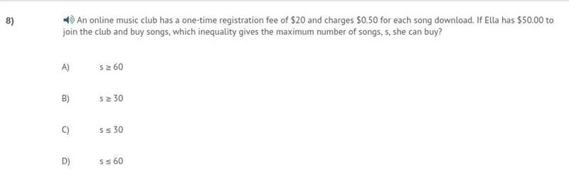 An online music club has a one-time registration fee of $20 and charges $0.50 for-example-1