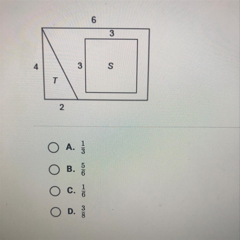 A computer randomly puts a point inside the rectangle. What is the probability that-example-1