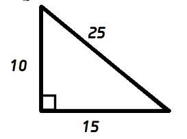 Thomas says the following is a right triangle. Is he correct? Justify your answer-example-1