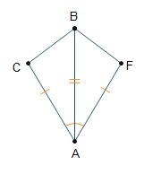 Which rigid transformation would map ΔABC to ΔABF?-example-1