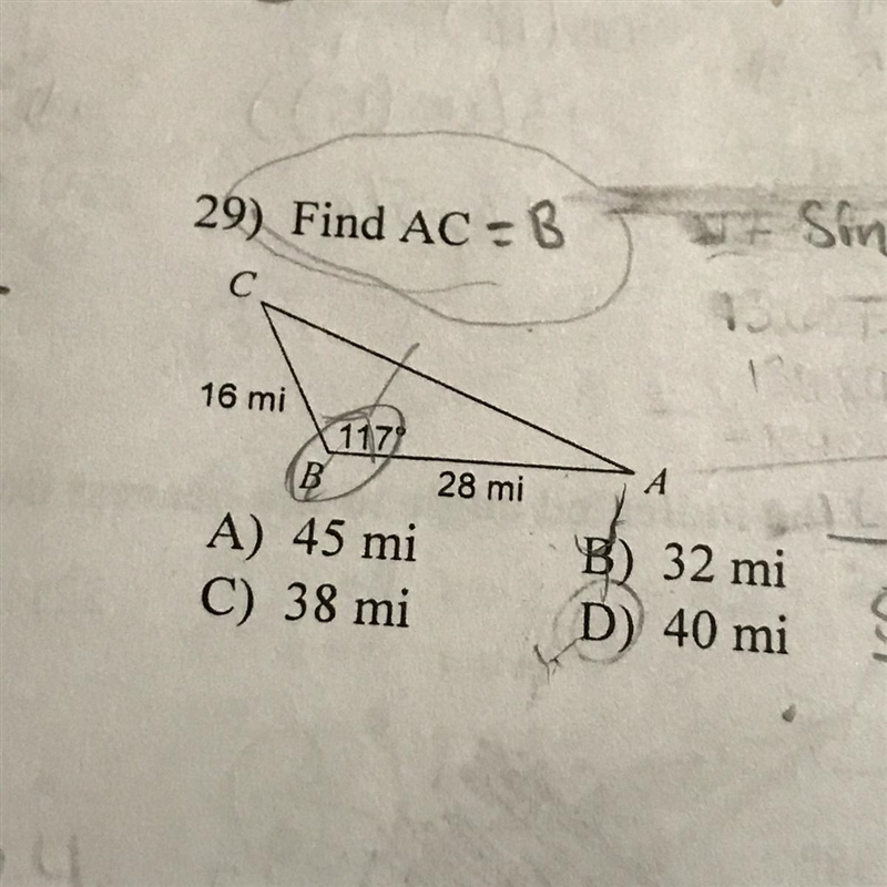 How do I do this, it is for geometry (ignore the answer it was a guess) thank you-example-1