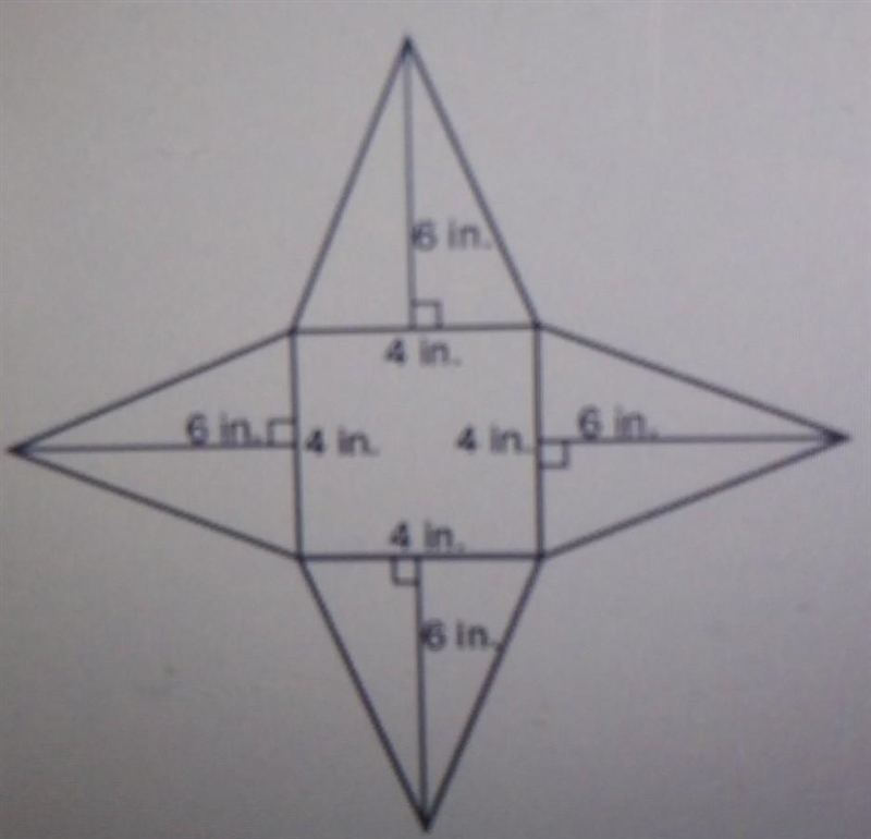 Find the surface area of the pyramid. 64in 56in 88in 118in​-example-1