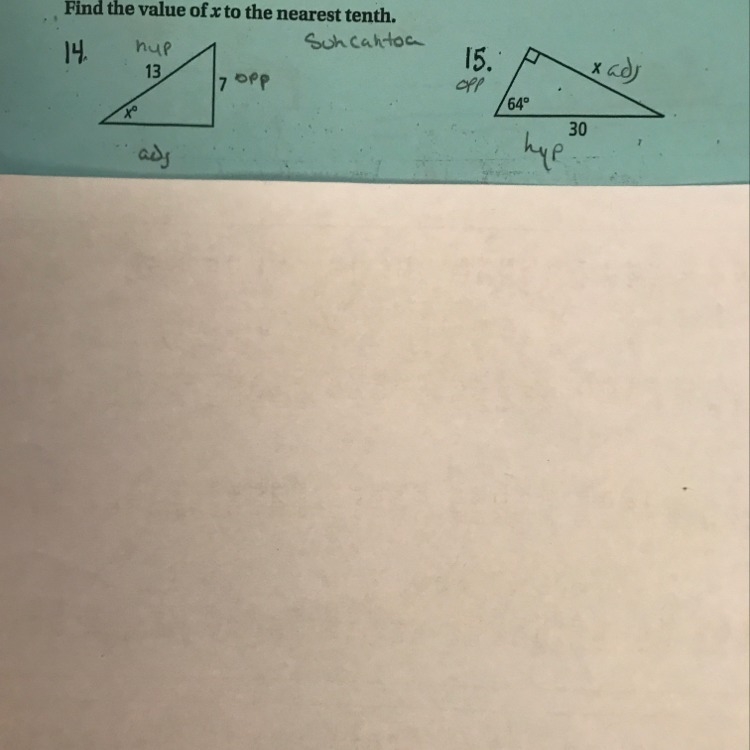 Find the value of x to the nearest tenth-example-1