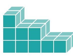 Each cube in this solid figure is a unit cube. What is the volume of this solid figure-example-1