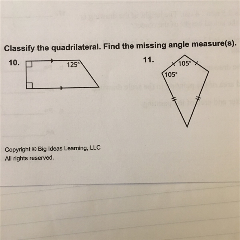 How do you find the missing angle measure(s) ?-example-1