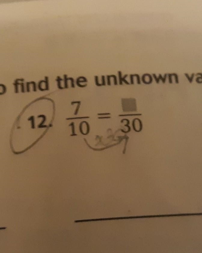 Use equivalent ratios to find unknown value plz halp!!!!​-example-1