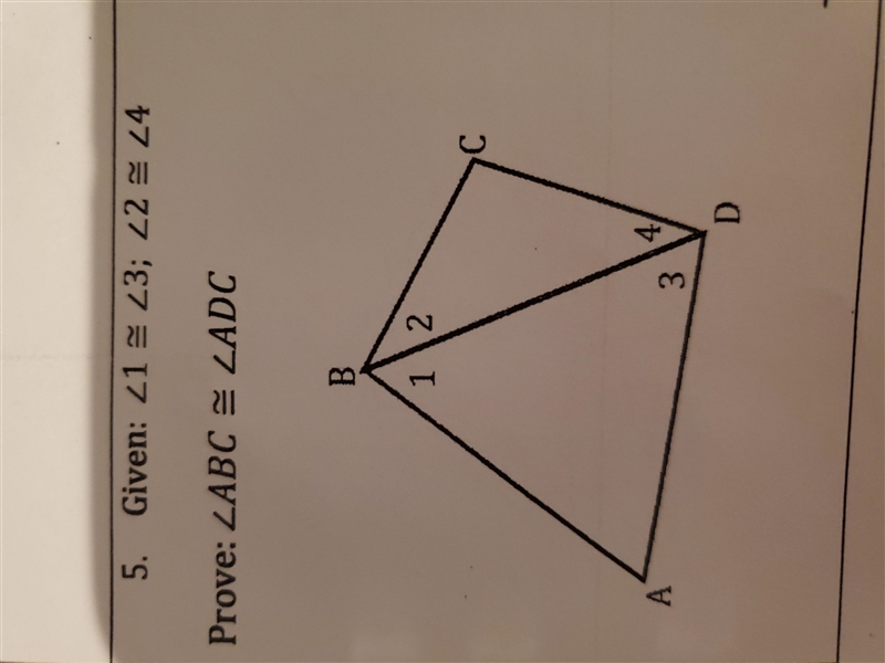 With the figure below complete the following proofs.-example-1