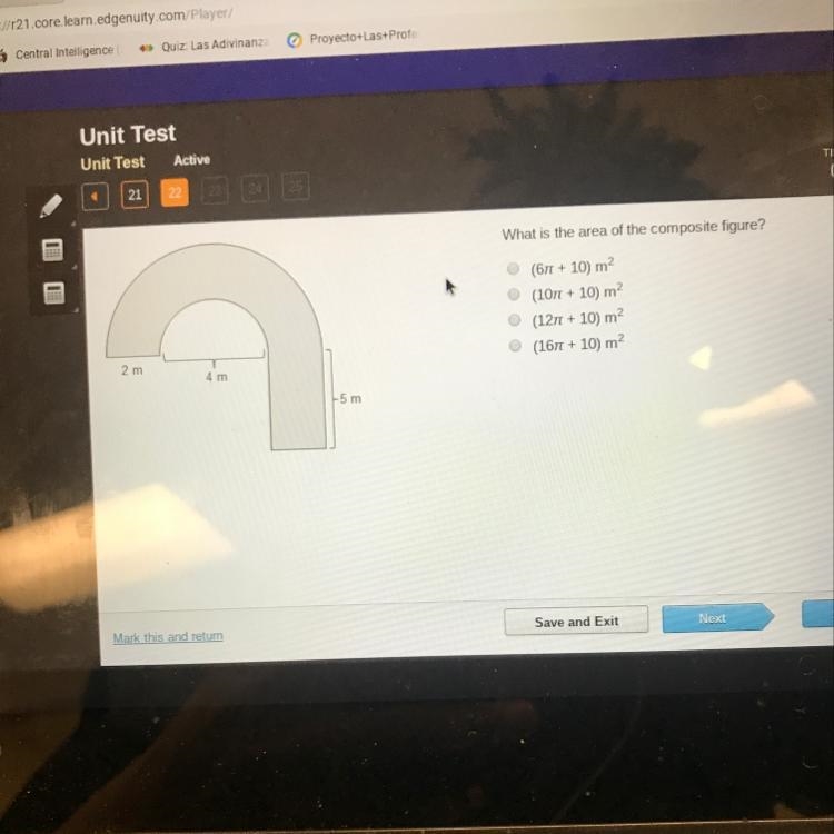 What is the area of the composite figure-example-1