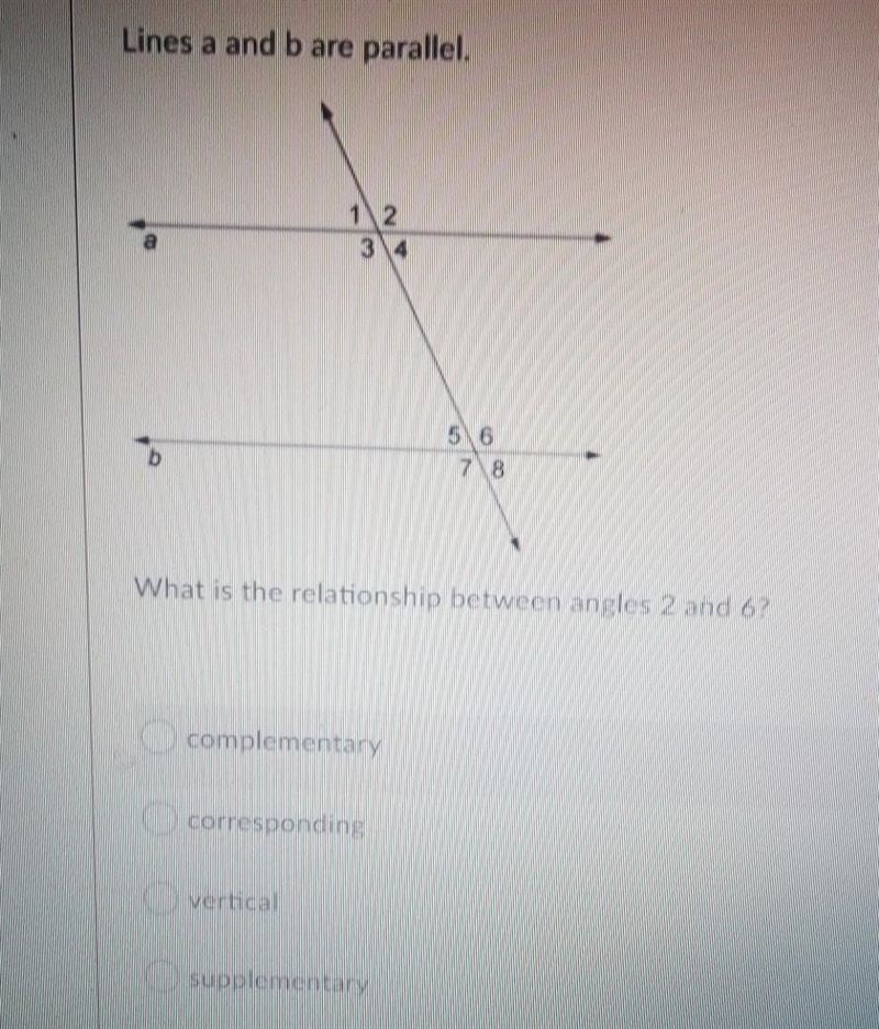 What is the relationship between 2 and 6. please explain​-example-1