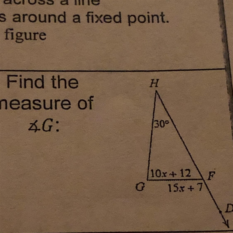 The measure of G please how to solve and answer-example-1