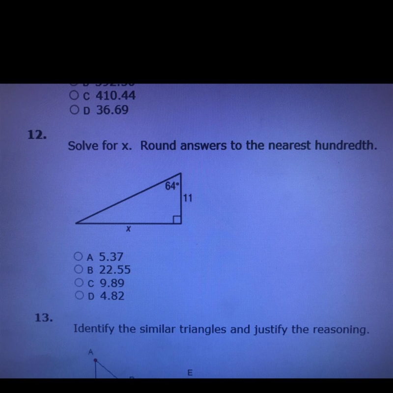 Solve for x Please.-example-1