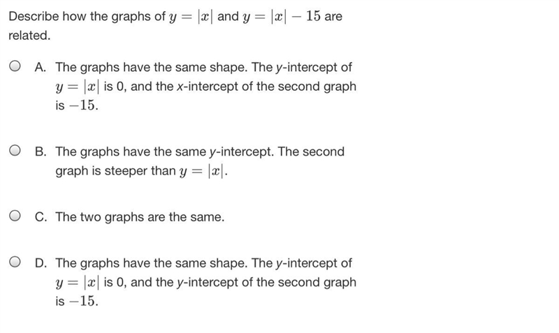 How are the graphs related?-example-1