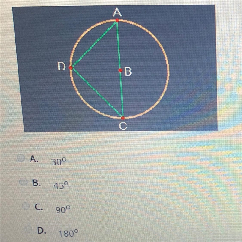 The measure of ZBC = 180°, and the length of AD and Date tool, which is the measure-example-1