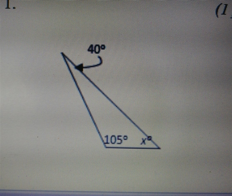 Find the missing angle measure. Then classify the triangle by its angles. A: 35°, right-example-1