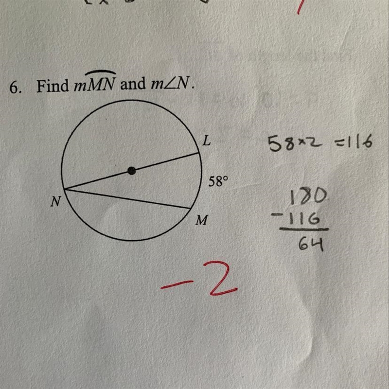 Can someone explain what I did wrong on this problem.-example-1