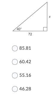 To the nearest hundredth, what is the value of x?-example-1