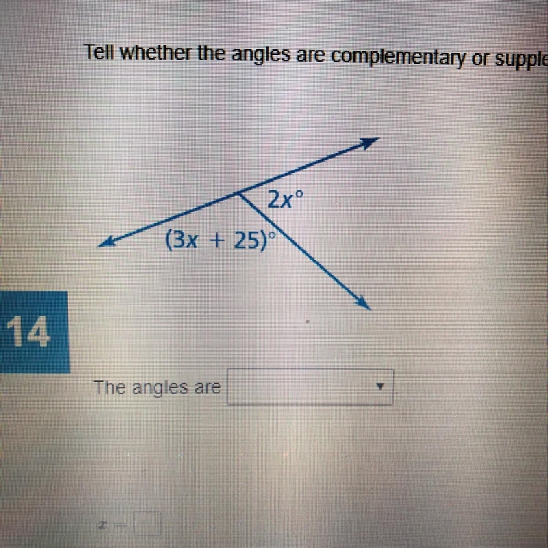 I need help with finding out the value of x in these angles!! Can someone help me-example-1