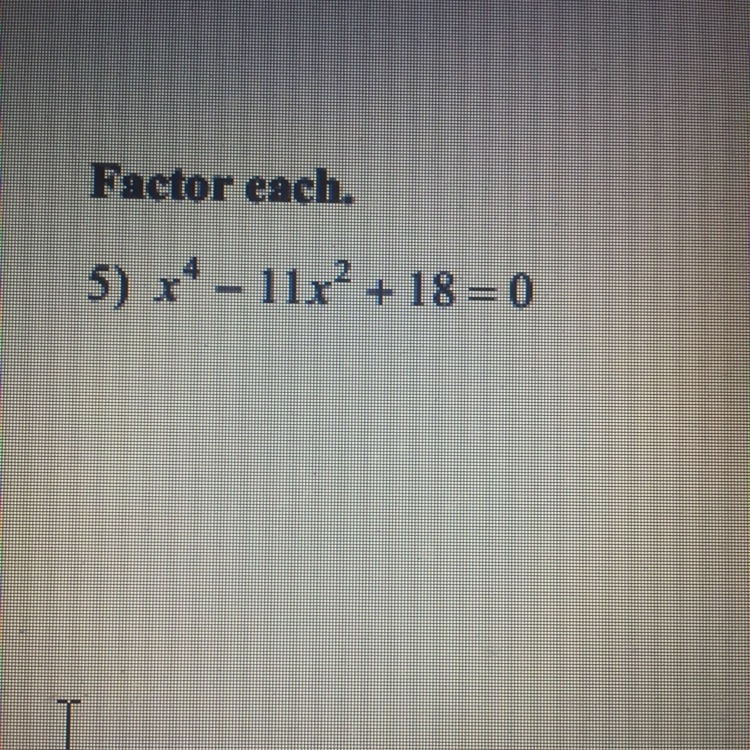 X^4-11x^2+18=0 factor-example-1