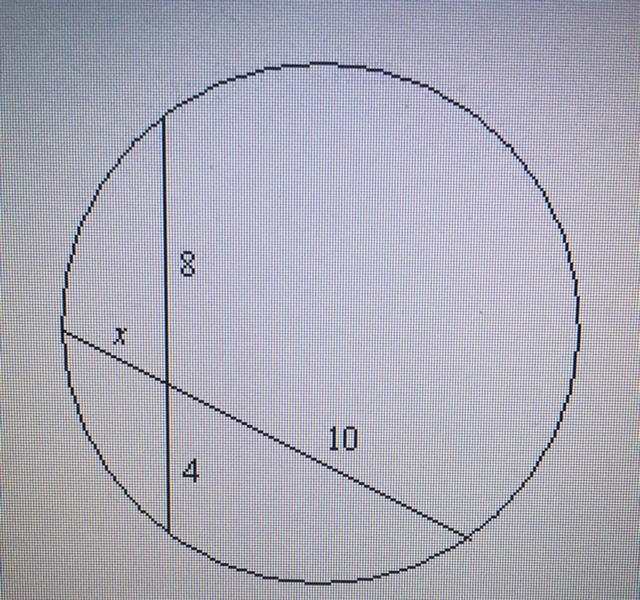 Find X. Round to the nearest tenth if necessary.-example-1