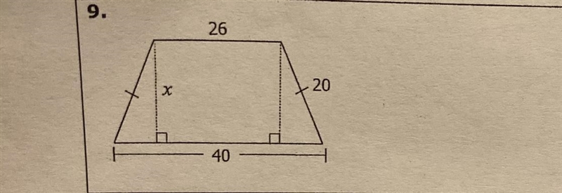 Need help finding the value of X. Thanks-example-1