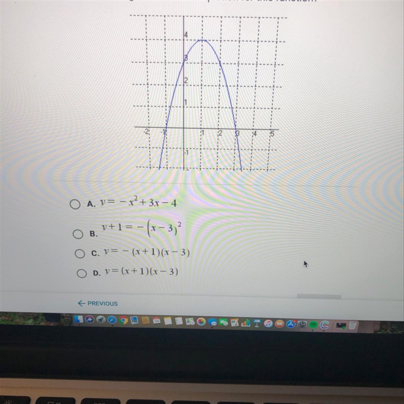 Which is the correct equation for this line?-example-1