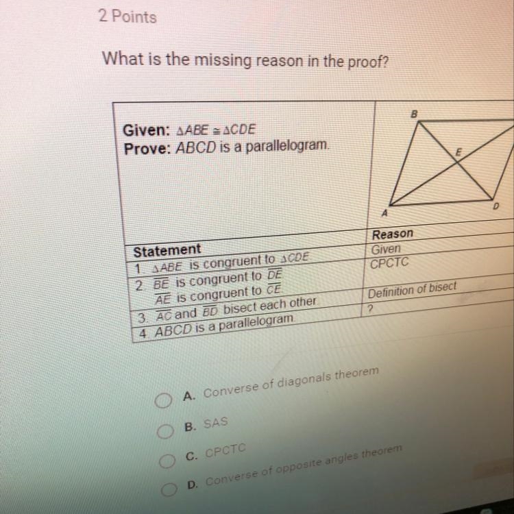 What is the missing reason in the proof?-example-1