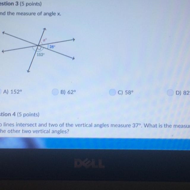 Find the measure of angle x-example-1