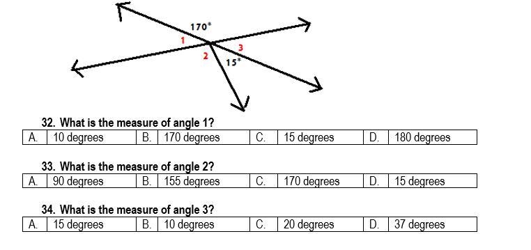 What is the measure of angle 1? What is the measure of angle 2? What is the measure-example-1