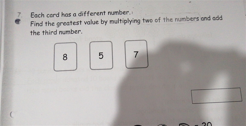 Each card has different number. Find the greatest value by multiplying two of the-example-1